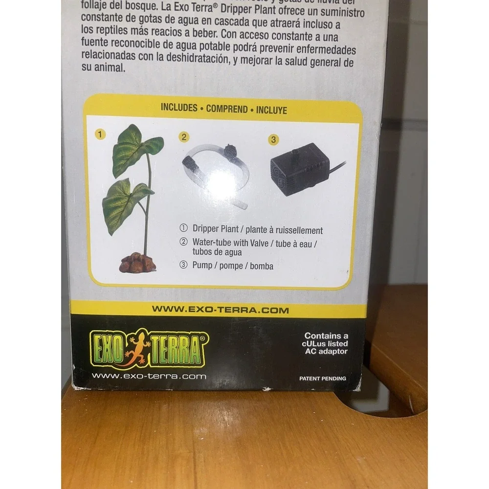 Exoterra Dripper Plant Small NIB Humidity‎